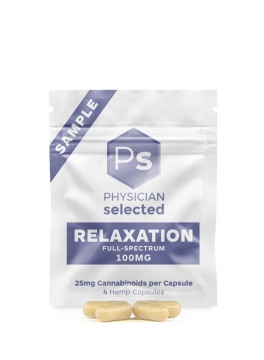 Relaxation 100mg Full Spectrum CBD Capsules Sample Pack